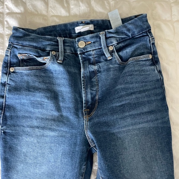 Good American Good Legs Blue Skinny Jeans Sleek Style - Picture 3 of 11